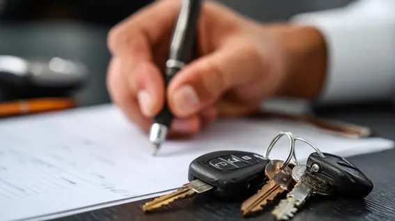 signer le contrat d'acquisition de la meilleure citadine occasion