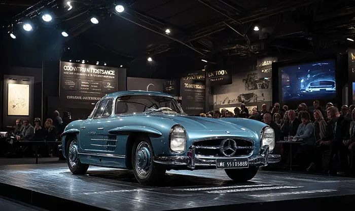 Véhicule de collection mis aux enchères