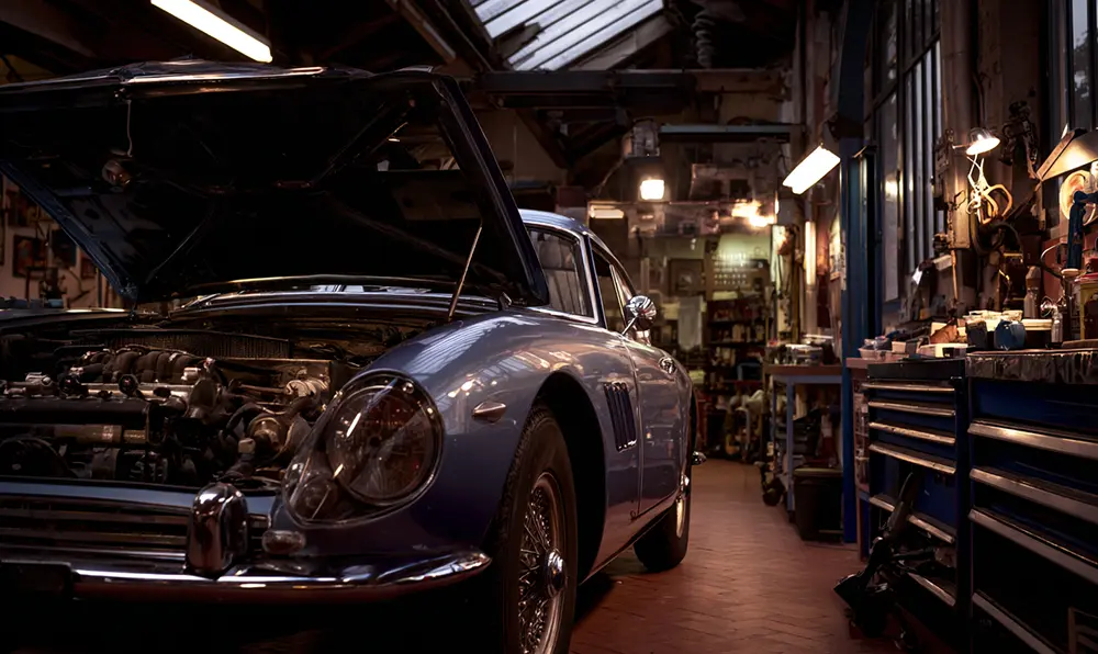 Atelier mécanique et pièces détachées pour voitures sans permis