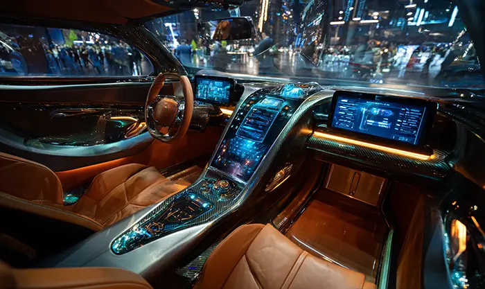 Intérieur Mercedes‑AMG G63 écrans luxe