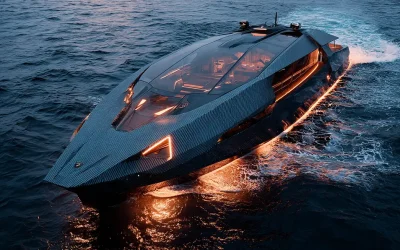 Le yacht Lamborghini 63 : la fusion entre mythe et mer