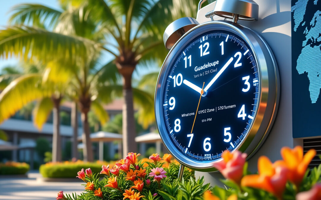 découvrez le décalage horaire entre la guadeloupe et votre pays, ainsi que l'heure actuelle en guadeloupe pour organiser vos communications et voyages en toute simplicité.