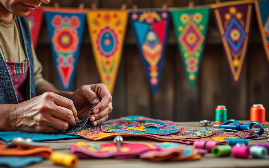 découvrez la signification symbolique des fanions et les étapes clés de leur fabrication artisanale.